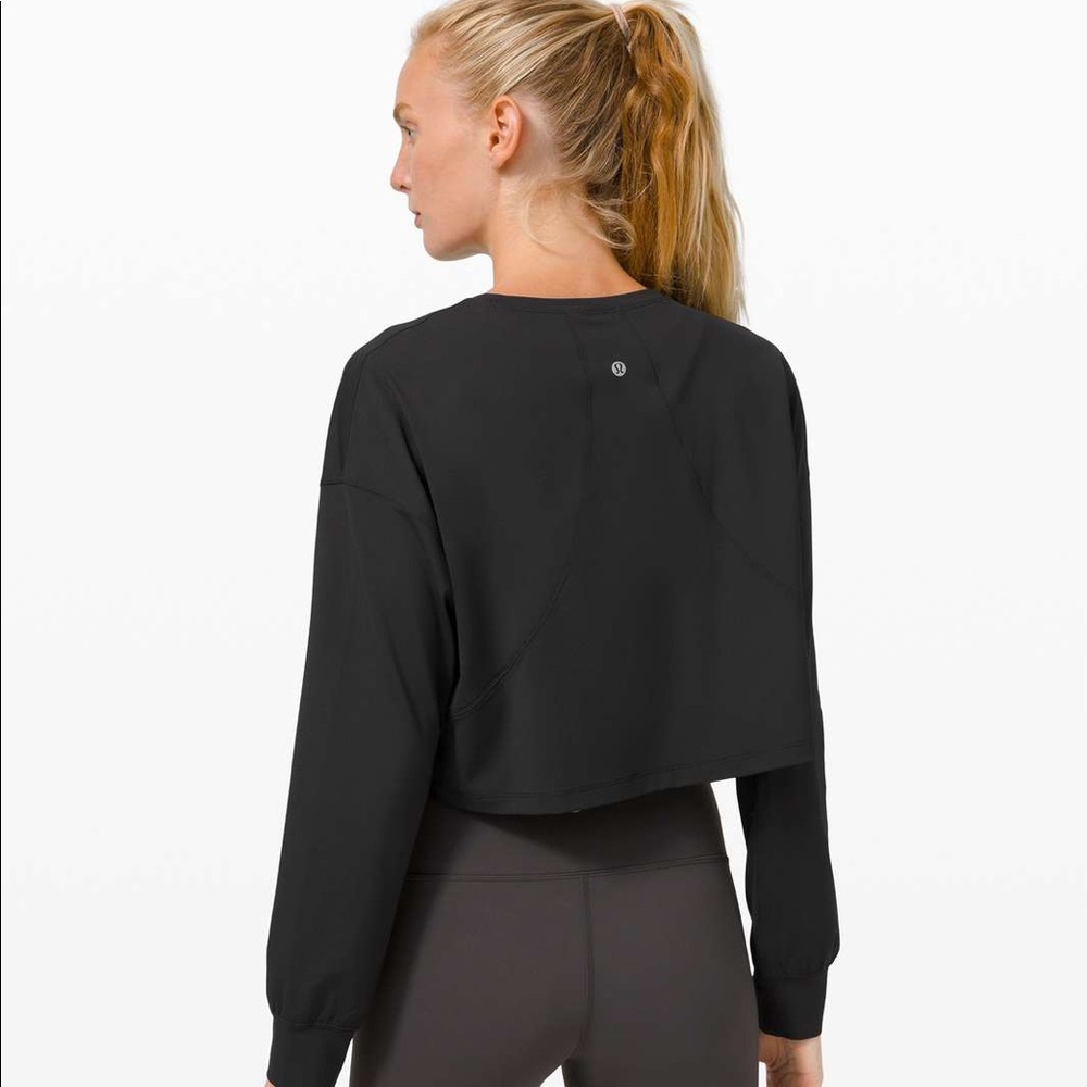 Lululemon Muscle Love Long Sleeve Crop Top